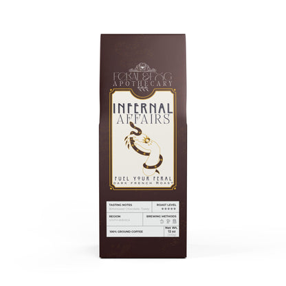 INFERNAL AFFAIRS Dark French Roast Coffee | Ground or Whole Bean