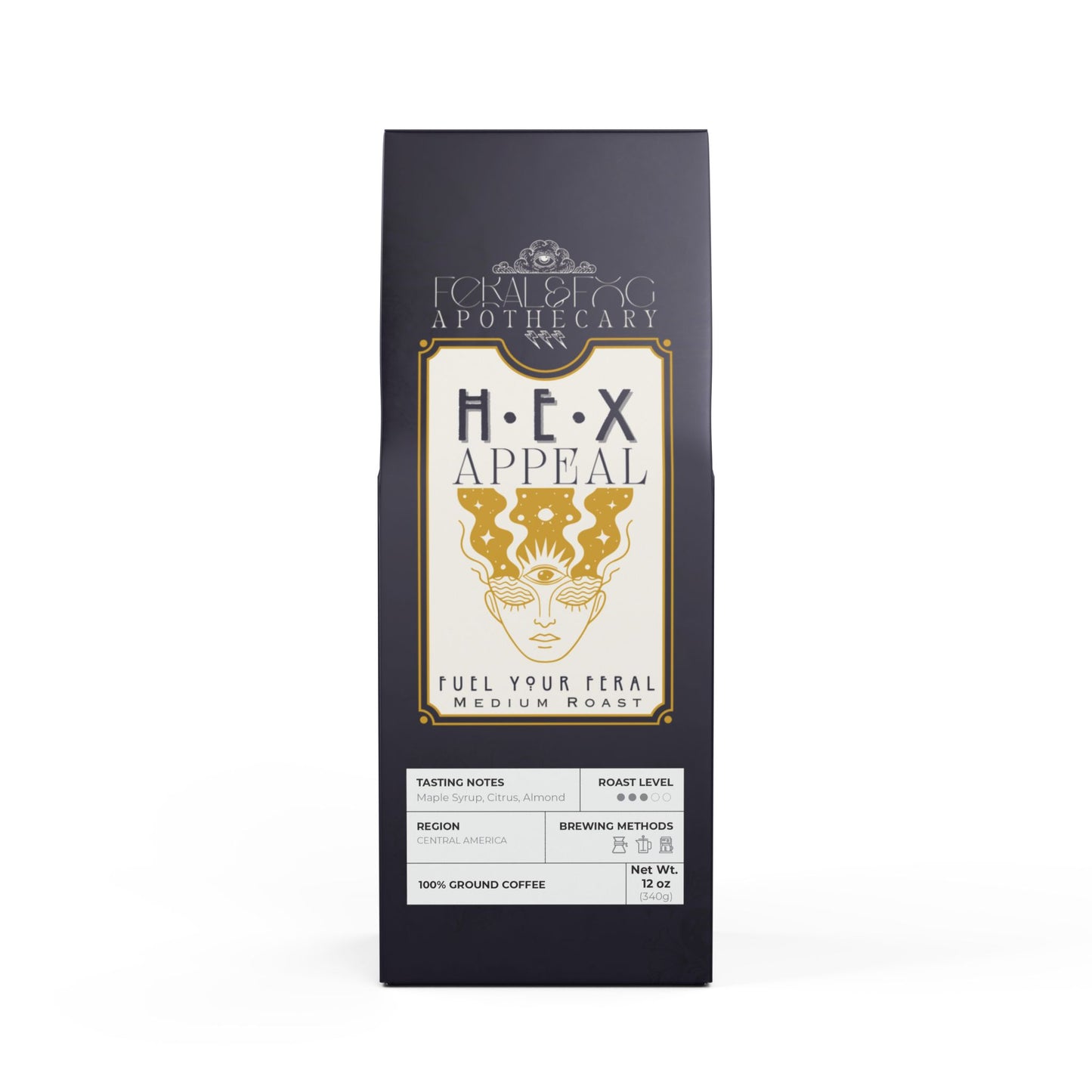 HEX APPEAL Medium Roast Coffee | Ground or Whole Bean