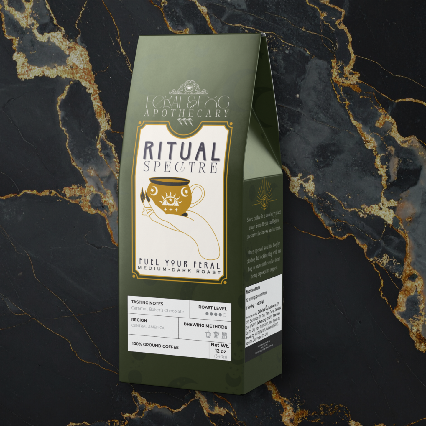 RITUAL SPECTRE Medium-Dark Roast Coffee | Ground or Whole Bean